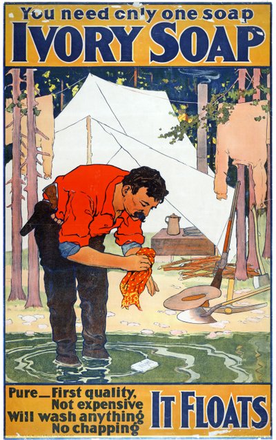 Advertisement for Ivory Soap, c.1898 by American School